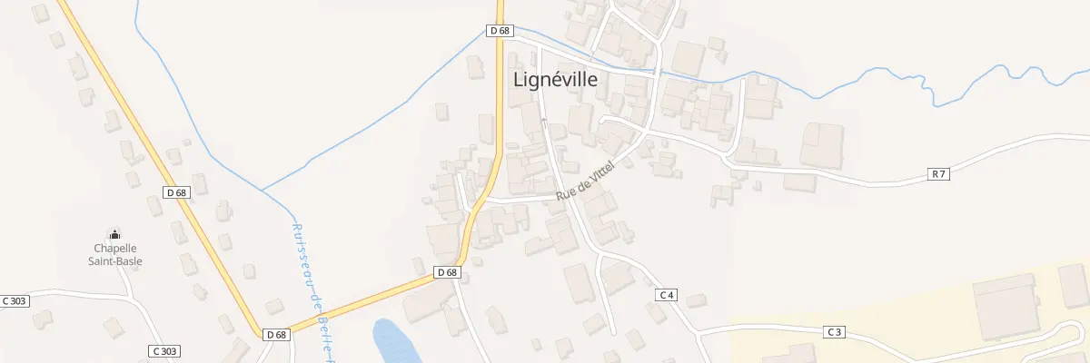 Plan du 61 Rue de Vittel à Lignéville