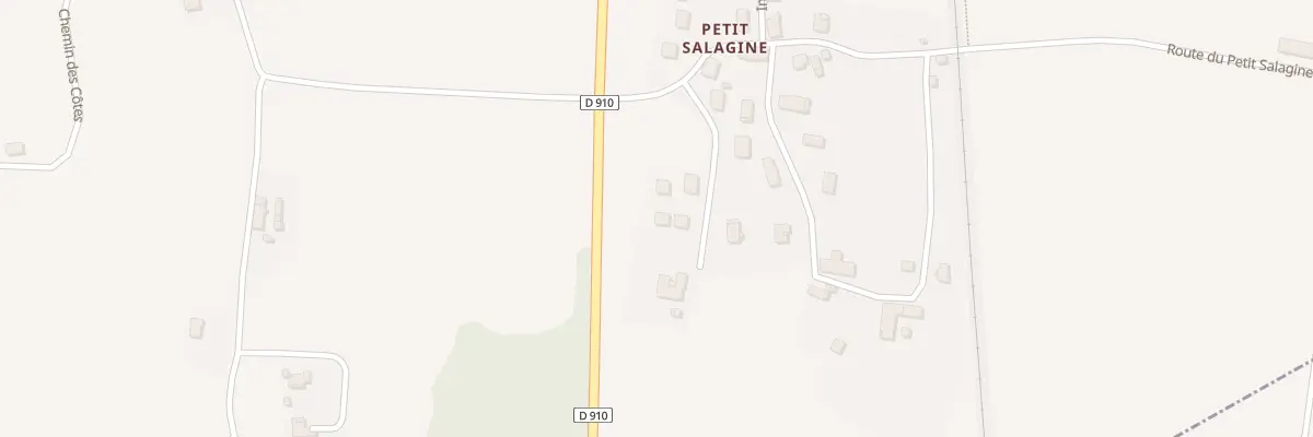 Plan du 44 Rte du Petit Salagine à Bloye