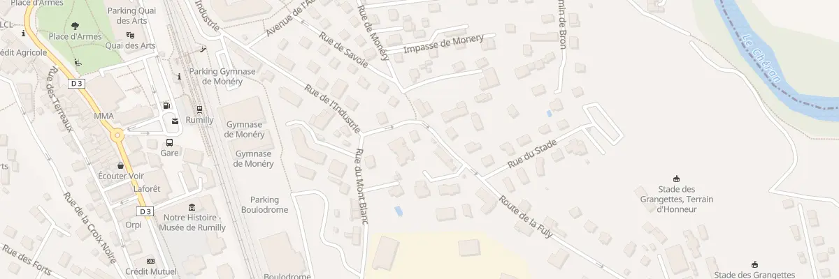 Plan du 4 Rte de la Fuly à Rumilly