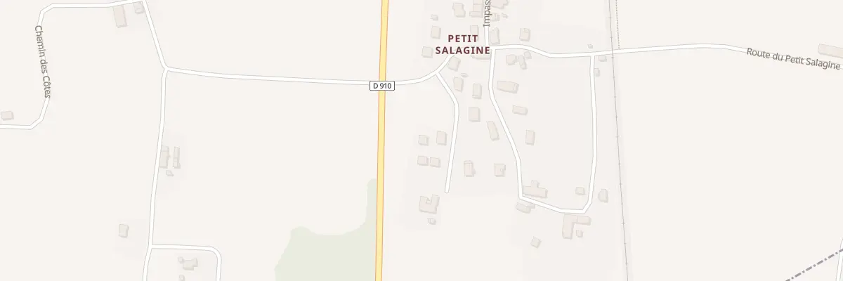Plan du 40 Rte du Petit Salagine à Bloye