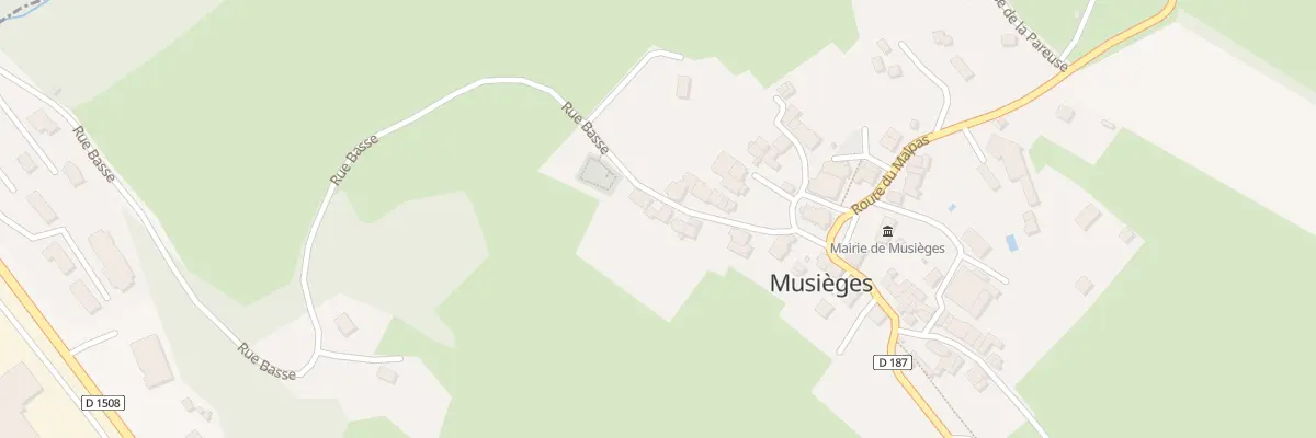Plan du 95 Rue basse à Musièges