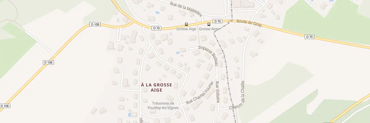 Plan du 8 Rue Louis Pergaud à Pouilley-les-Vignes