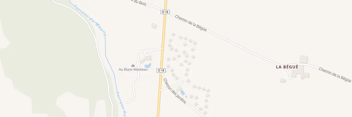 Plan du 5317 La Begue à Manteyer