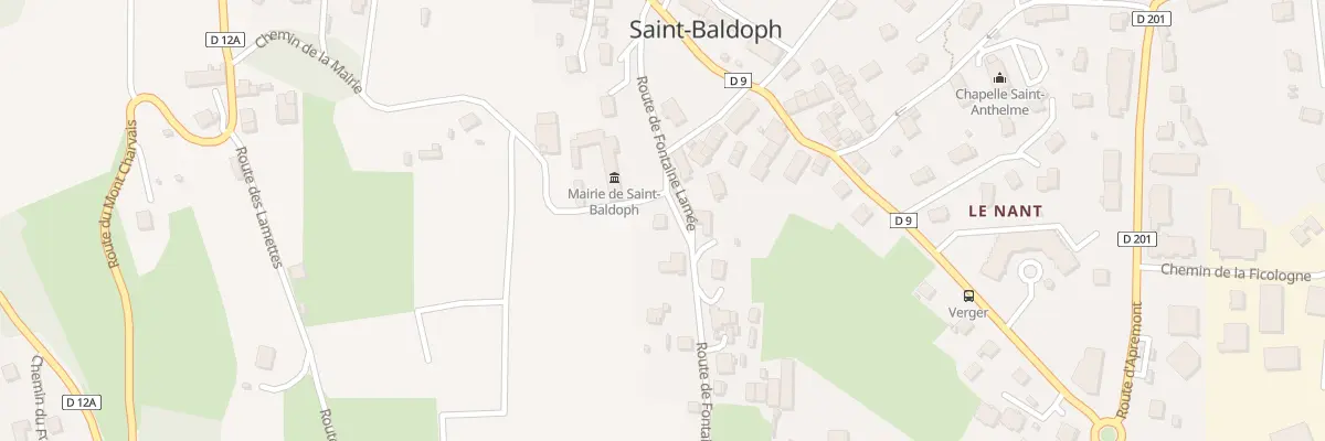 Plan du 25 Che de la Mairie à Saint-Baldoph