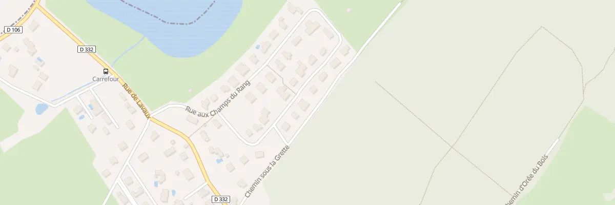 Plan du 31 Rue aux Champs du Rang à Rancenay