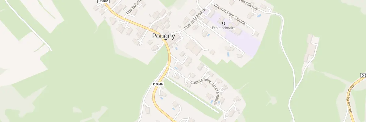 Plan du 59 Rte de la Gare à Pougny