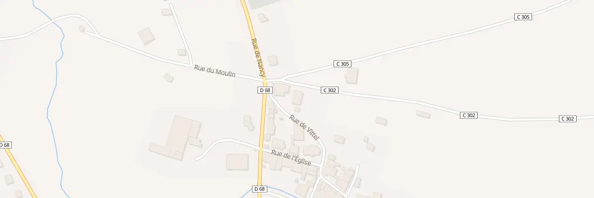 Plan du 450 Rue de Vittel à Lignéville