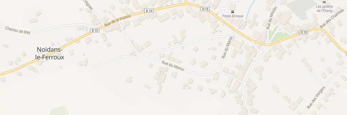 Plan du 8 Rue du Maroz à Noidans-le-Ferroux