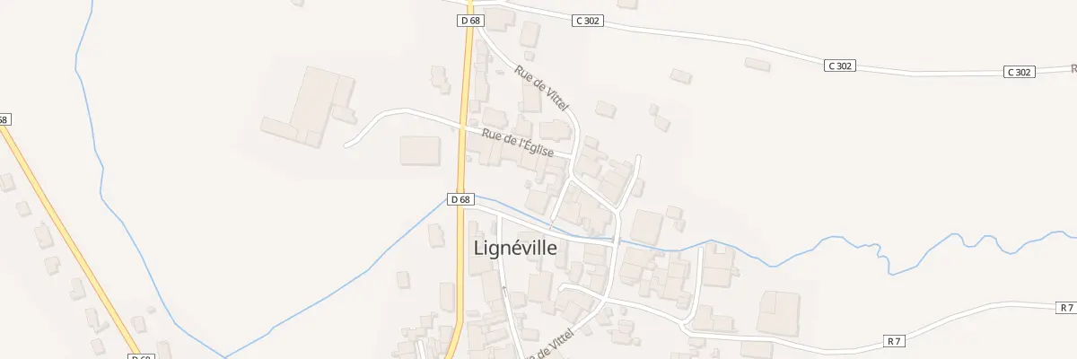Plan du 70 Rue de l’Eglise à Lignéville