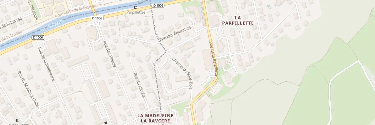 Plan du 187 Che du sous Bois à La Ravoire