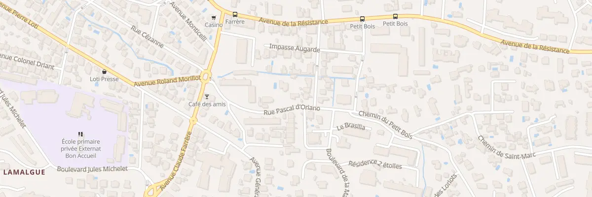 Plan du 177 Rue Pascal d’Oriano à Toulon