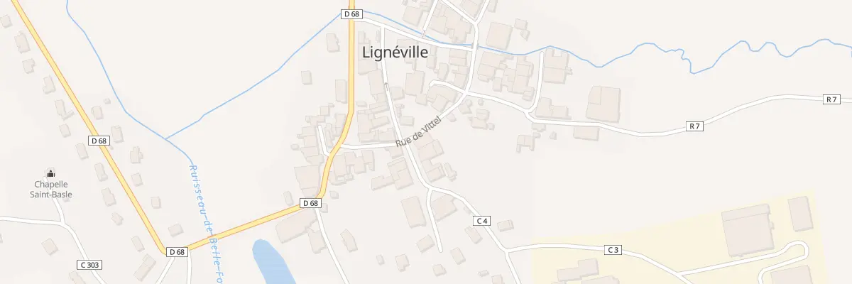 Plan du 11 Rue du Baudet à Lignéville