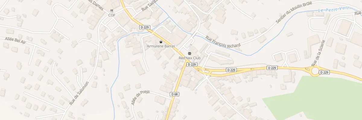 Plan du 236 Rue Division Leclerc à Vittel