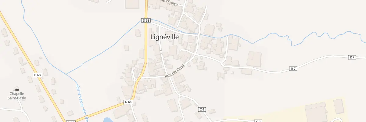 Plan du 131 Rue de Vittel à Lignéville