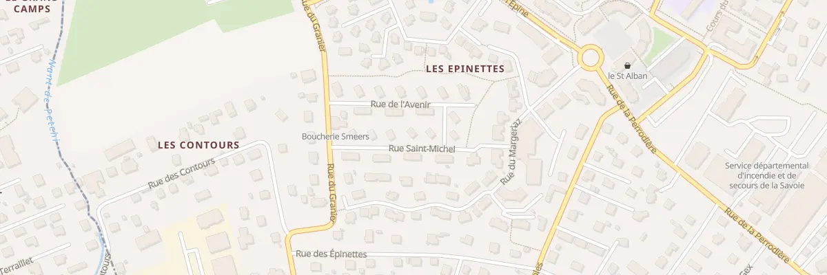 Plan du 105 Rue Saint-Michel à Saint-Alban-Leysse