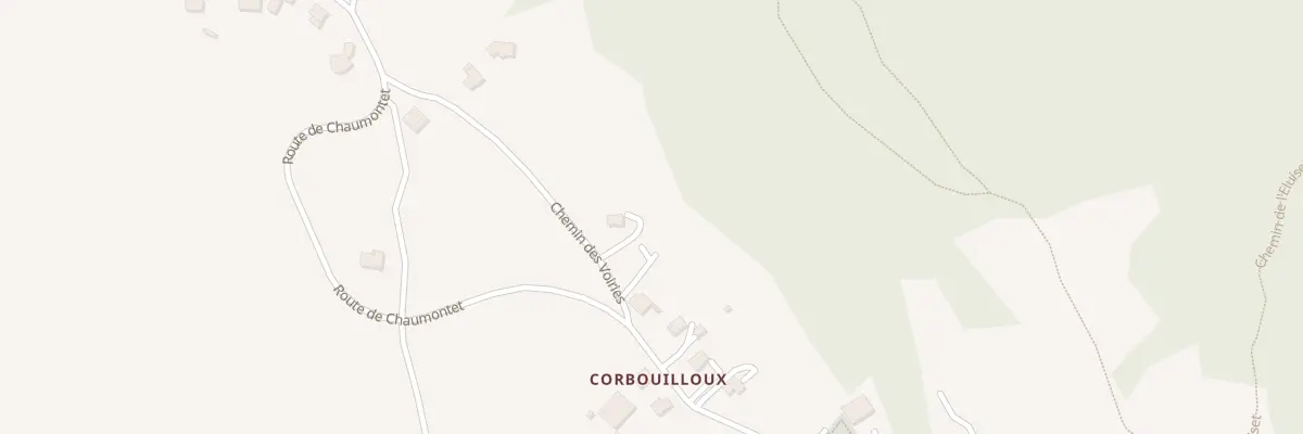 Plan du 5175 Aux Voiries à Chaumont