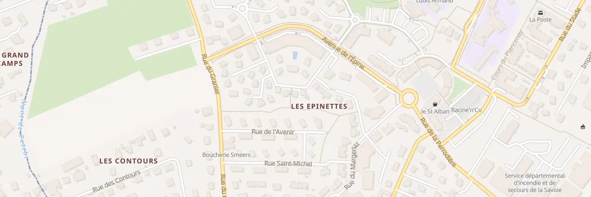Plan du 105 Rue du Lindar à Saint-Alban-Leysse