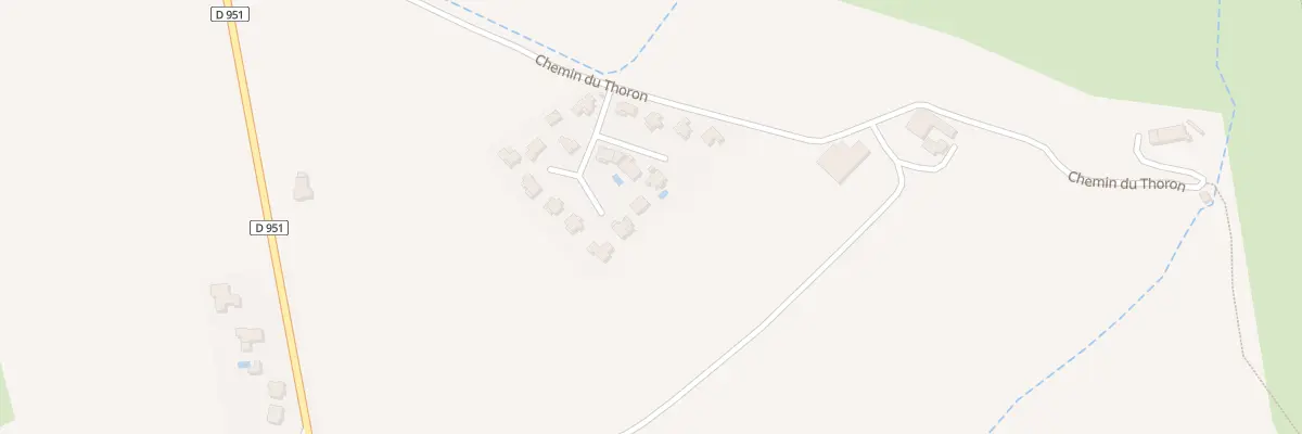Plan du 7200 Le Thoron à Châteauneuf-Val-Saint-Donat