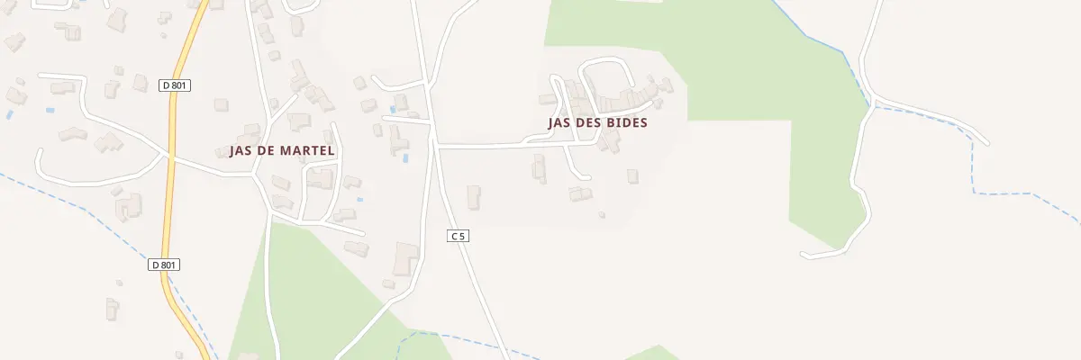 Plan du 5045D Jas des Bides à Châteauneuf-Val-Saint-Donat