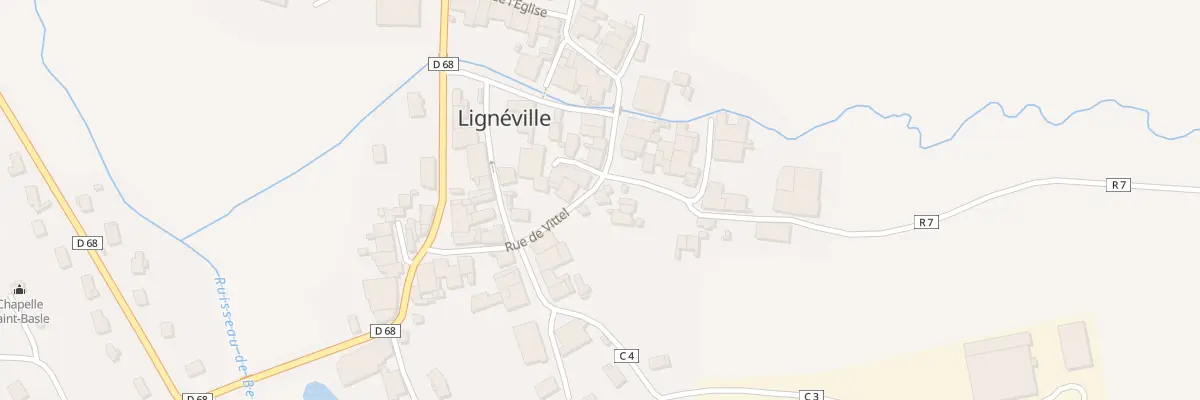 Plan du 150 Rue de Vittel à Lignéville