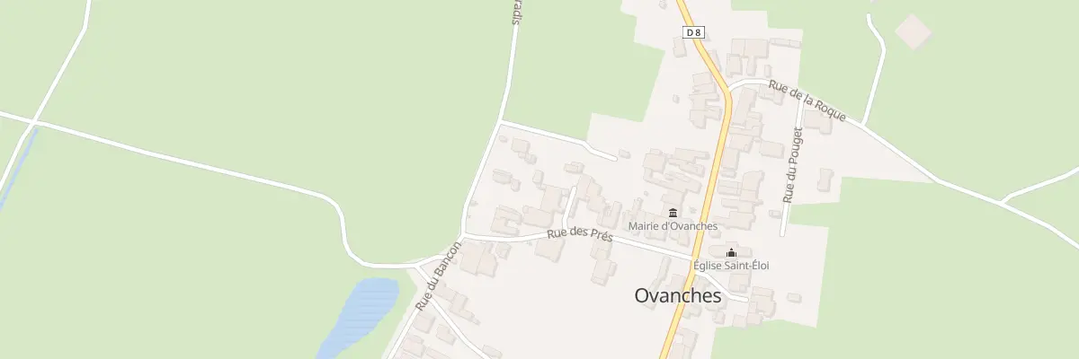Plan du 1 Rue Bouvaist à Ovanches