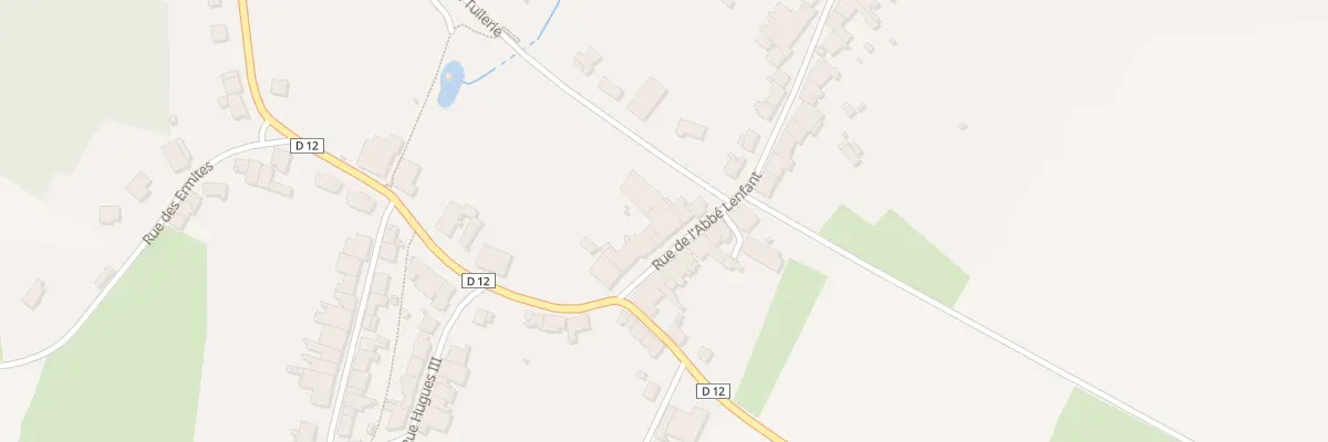 Plan du 72 Rue de l’Abbé Lenfant à Favières