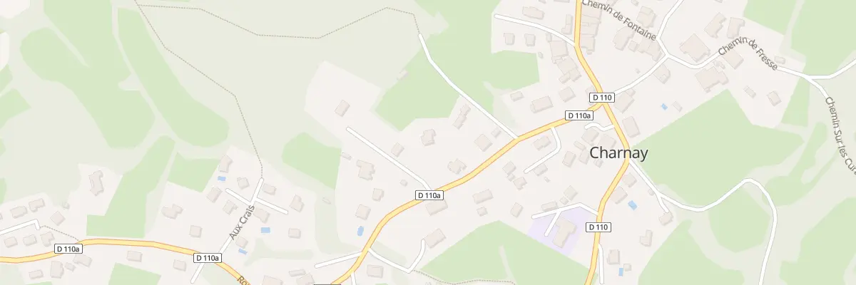 Plan du 10 Rte de Cessey à Charnay
