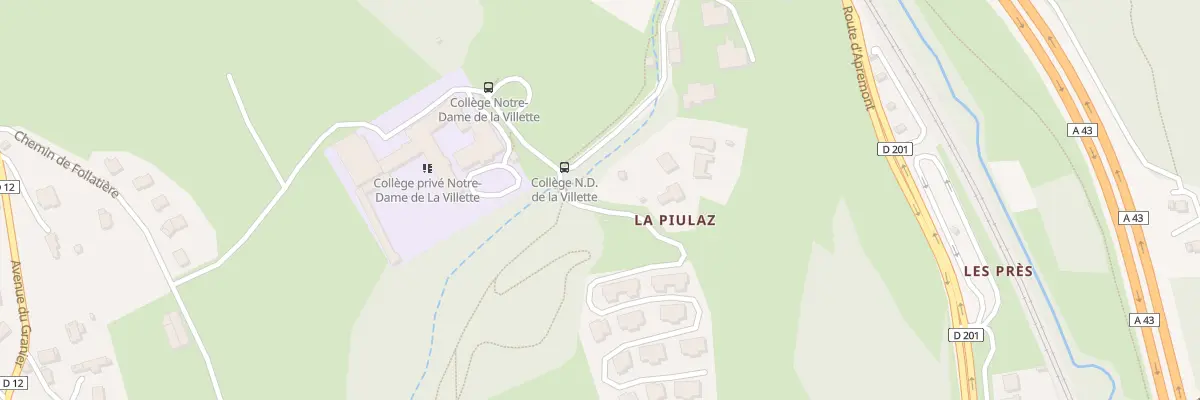 Plan du 522 Rue de la Pioulaz à La Ravoire