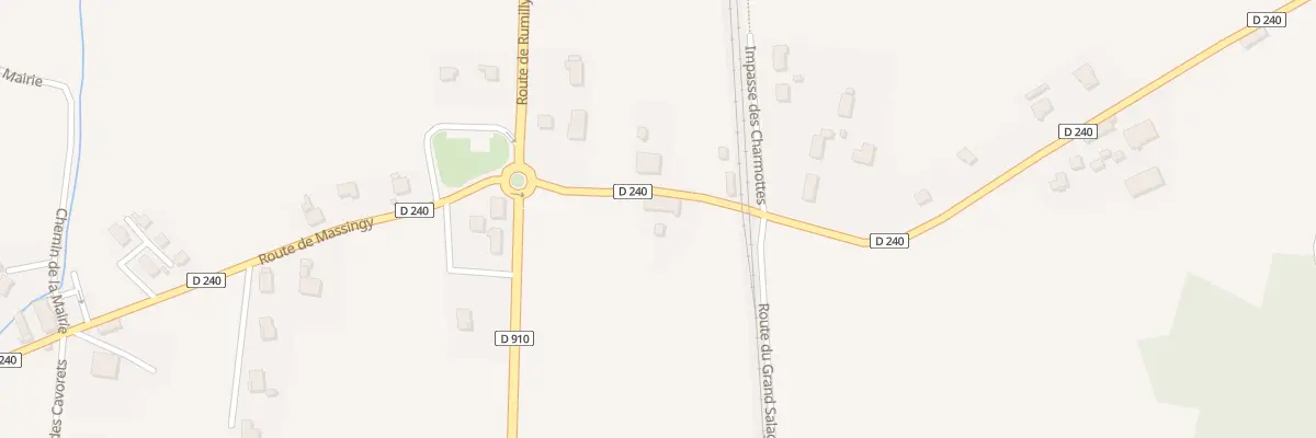 Plan du 100 Rte de Marigny-Saint-Marcel à Bloye