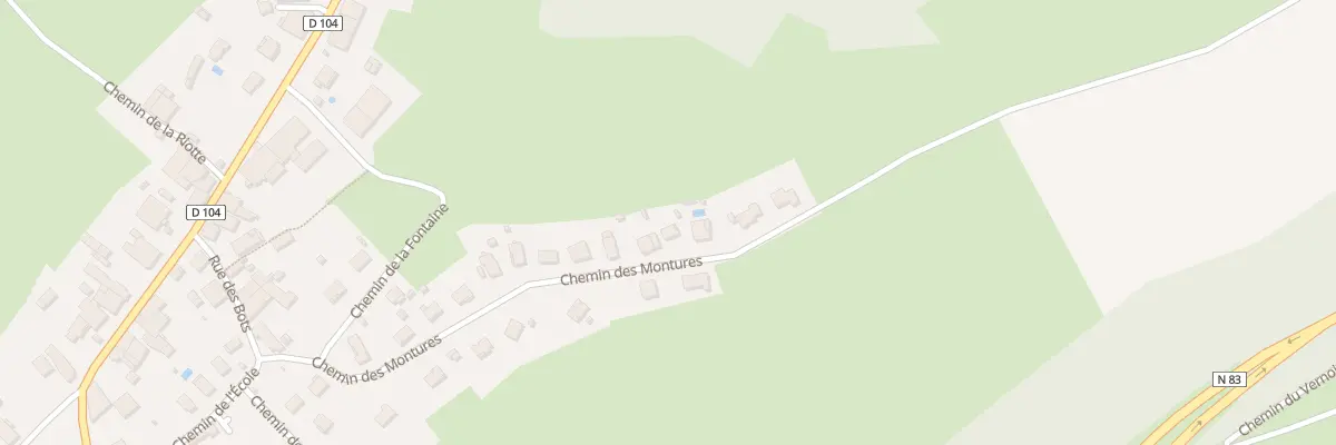 Plan du 21 Rue des Montures à Busy