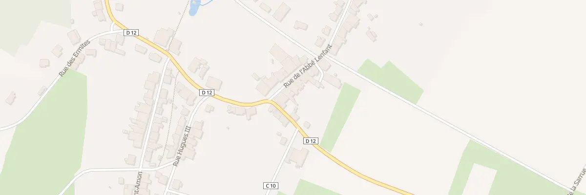 Plan du 71 Rue de l’Abbé Lenfant à Favières