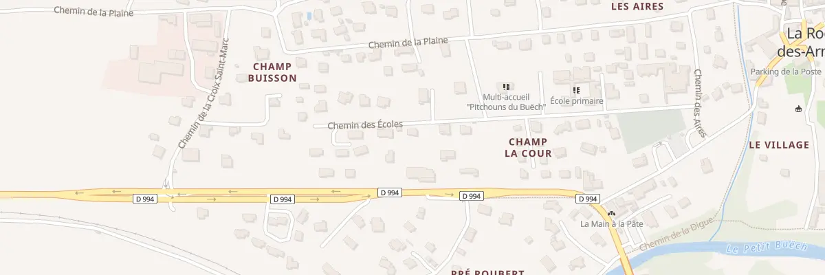 Plan du 5483 Champ La Cour à La Roche-des-Arnauds