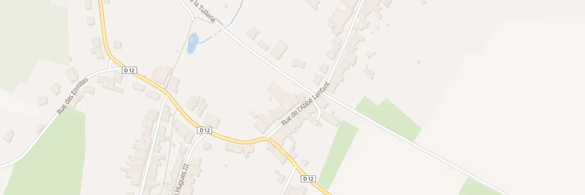 Plan du 70 Rue de l’Abbé Lenfant à Favières