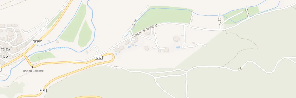 Plan du 5022B Le Deffends de Valeyne à Saint-Martin-de-Brômes