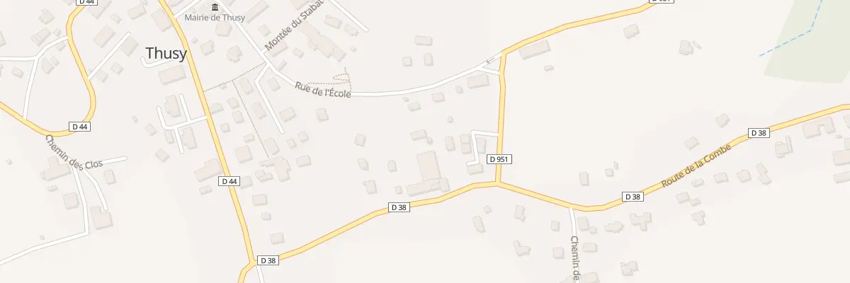 Plan du 336 Rue de l’École à Thusy