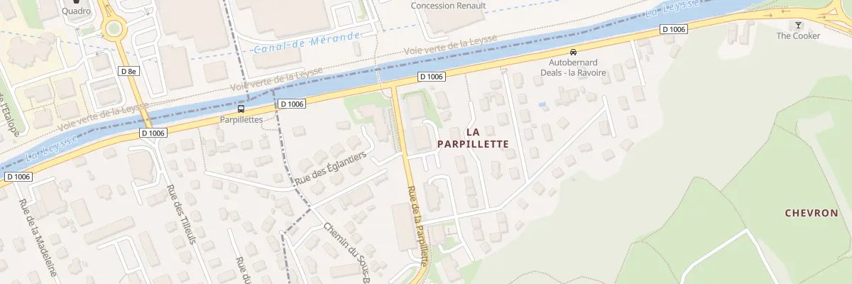 Plan du 65 Rue de la Parpillette à La Ravoire