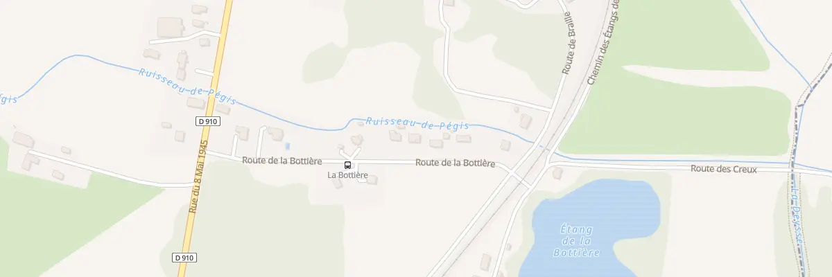 Plan du 243 Rte de la Bottière à Entrelacs