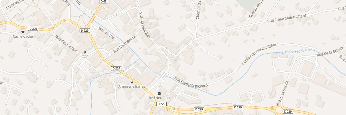 Plan du 44 Rue du Cras à Vittel