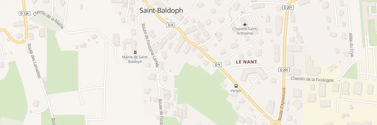 Plan du 48 Che du Verger à Saint-Baldoph