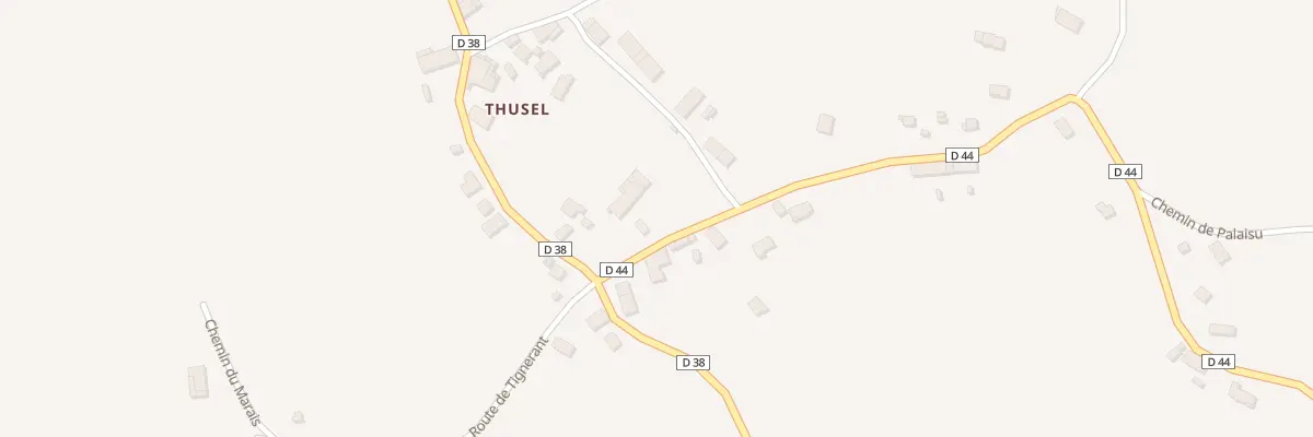 Plan du 5012 Thusel à Saint-Eusèbe