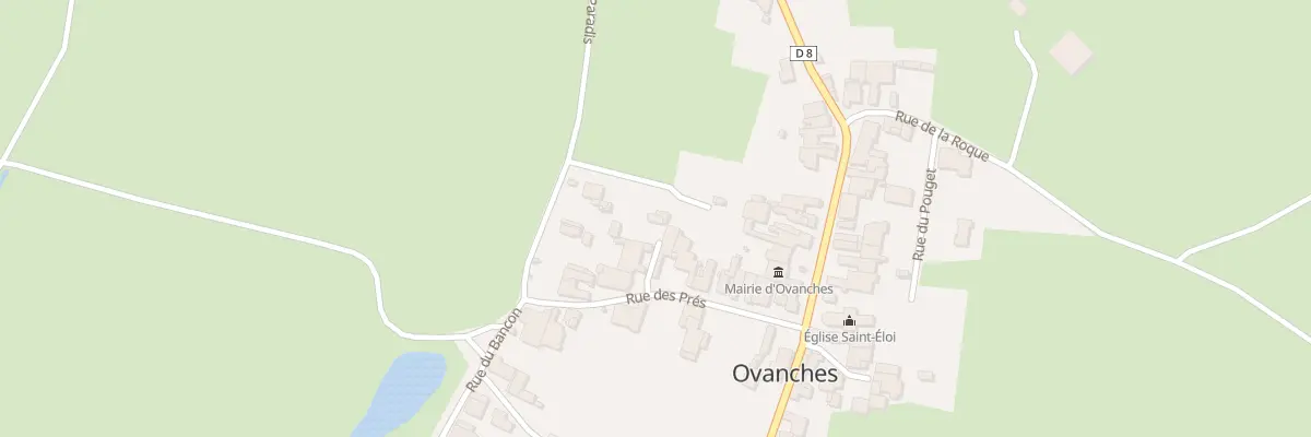 Plan du 2 Rue Bouvaist à Ovanches