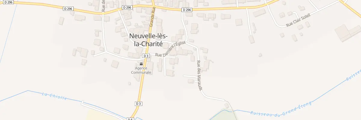 Plan du 4 Rue Derrière l’Eglise à Neuvelle-lès-la-Charité