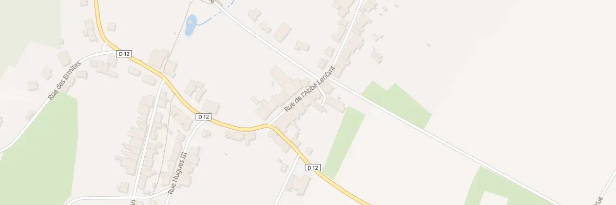 Plan du 65 Rue de l’Abbé Lenfant à Favières