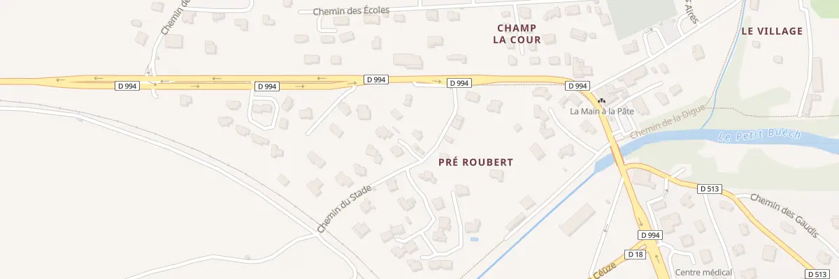 Plan du 90 Che du Stade à La Roche-des-Arnauds