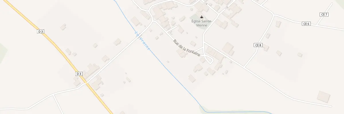 Plan du 2 Rue de la Fontaine à Saint-Menge