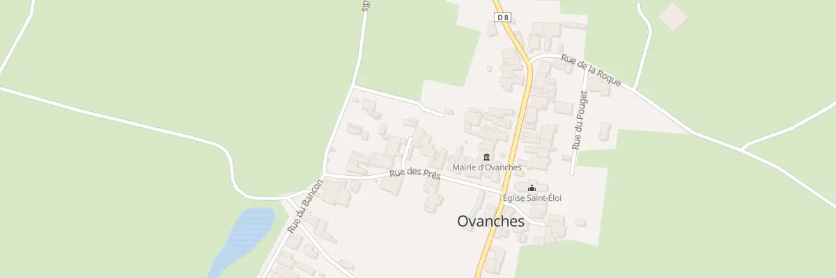 Plan du 14 Rue des Prés à Ovanches
