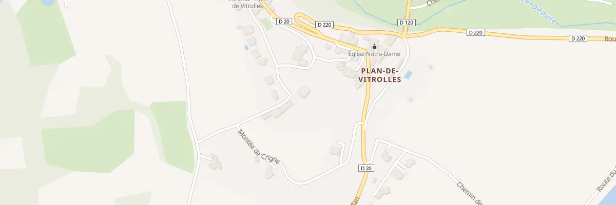 Plan du 201 Rue du Serre à Vitrolles