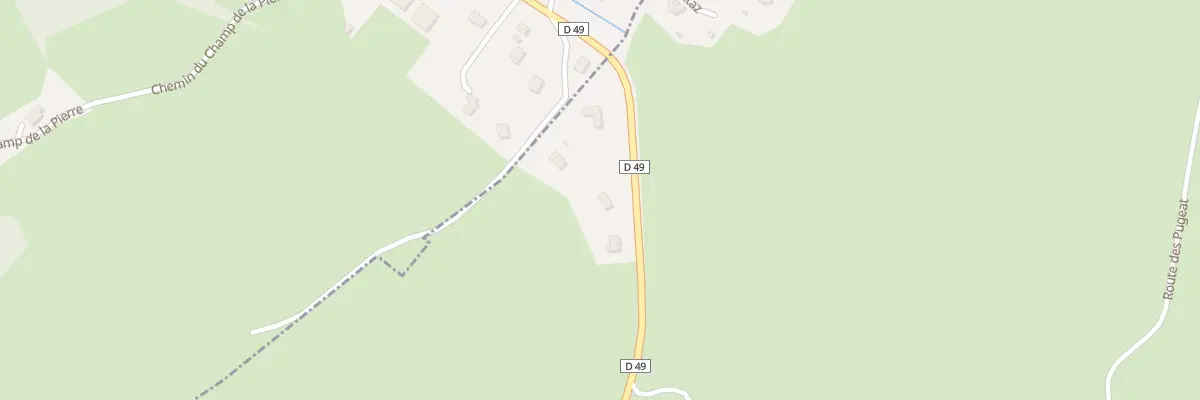 Plan du 689 Rte de Gresy à Trévignin