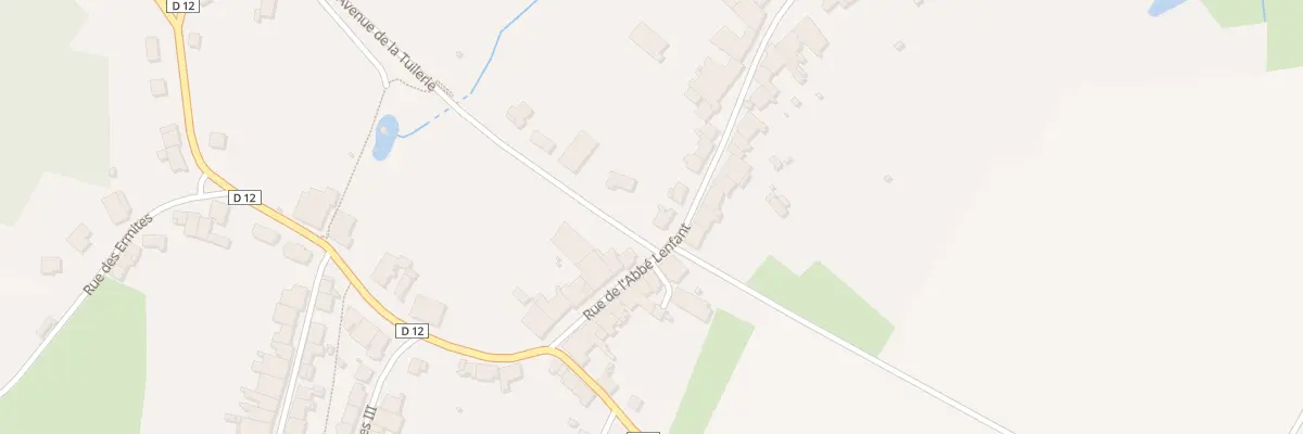 Plan du 66 Rue de l’Abbé Lenfant à Favières