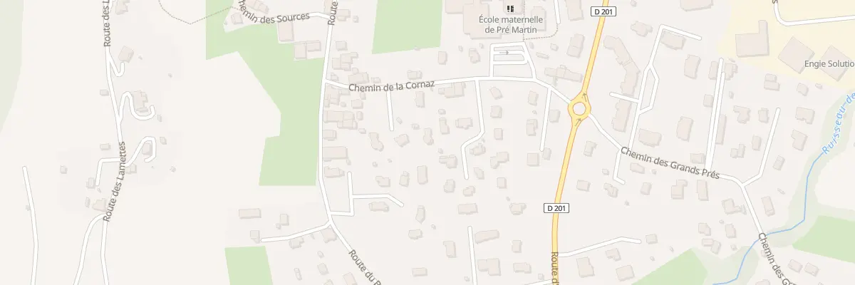 Plan du 116 Che de la Cornaz à Saint-Baldoph